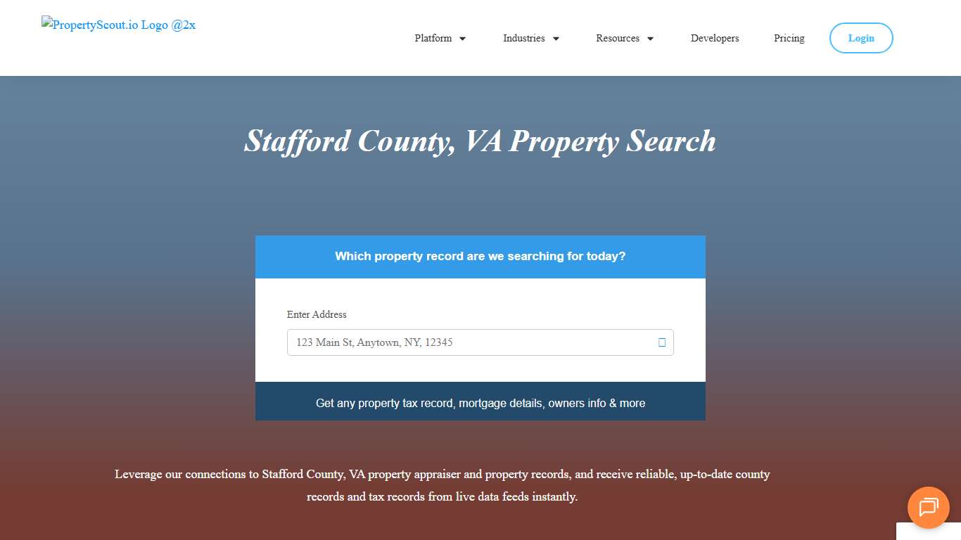 Stafford County, VA Property Records Search - Propertyscout.io